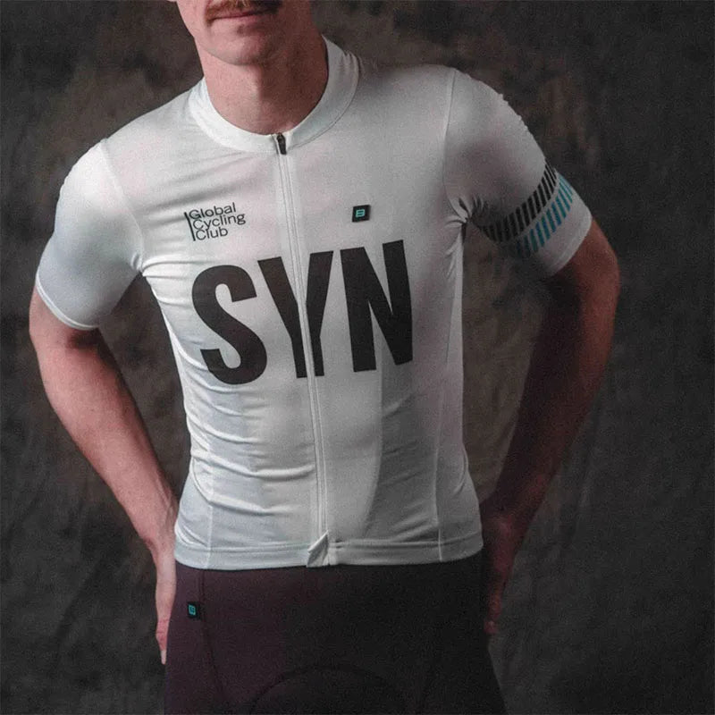 SYN Summer cycling clothes men's jerseys road cycling short sleeved sets bibs quick drying clothes breathable cycling shirt