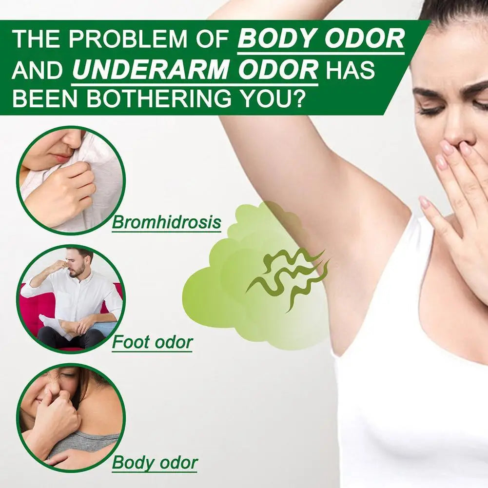 Underarm Deodorant Cream Antiperspirant Deodorant Remove Foot Odor Body Odor Refreshing Body Mist Dry Non-Tacky