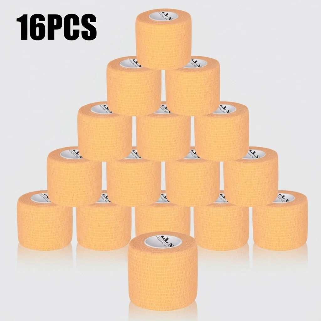 16/10/3PCS Tattoo Grip Bandage Colorful Self Adhesive Wrap 5cm X 4.5m Non Slip Handle Tape Tattoo Machine Grip Cover Supplies