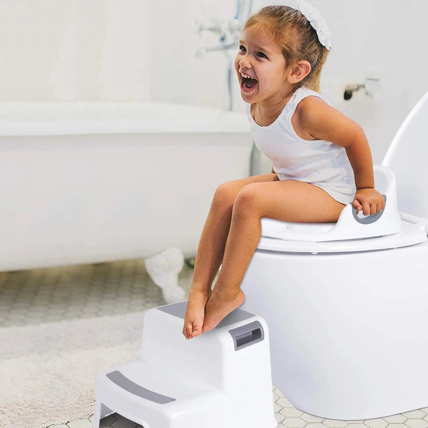 Children Toilet Seat Baby Toddler Toilet Seat Adapter with Handles Commode Pew Child Commode Pew Adapter Home Supplies