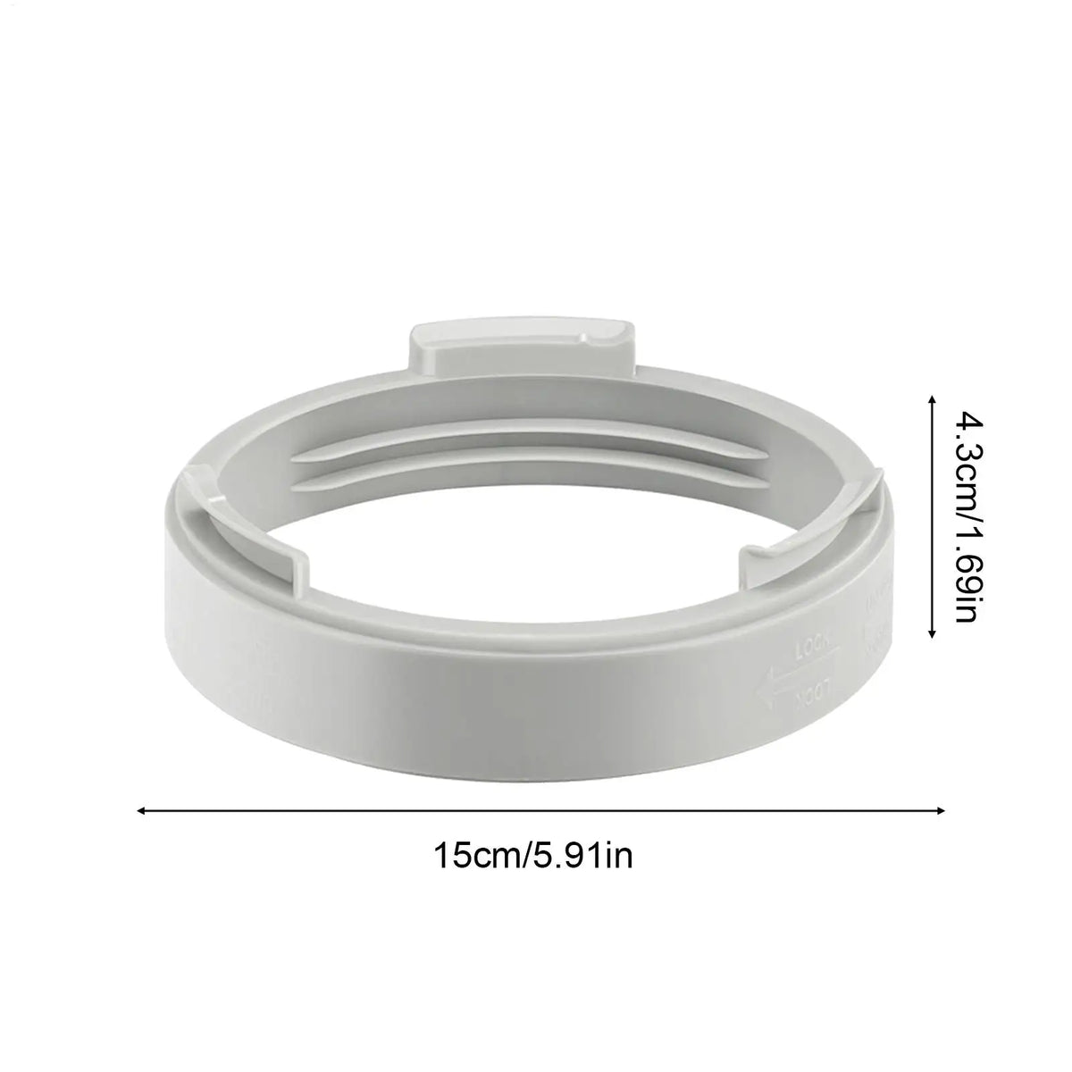 5.9 Inch AC Exhaust Hose Coupler Portable Air Conditioner Vent Tube Connector Interface Adapter for Window Home Bedroom Kitchen