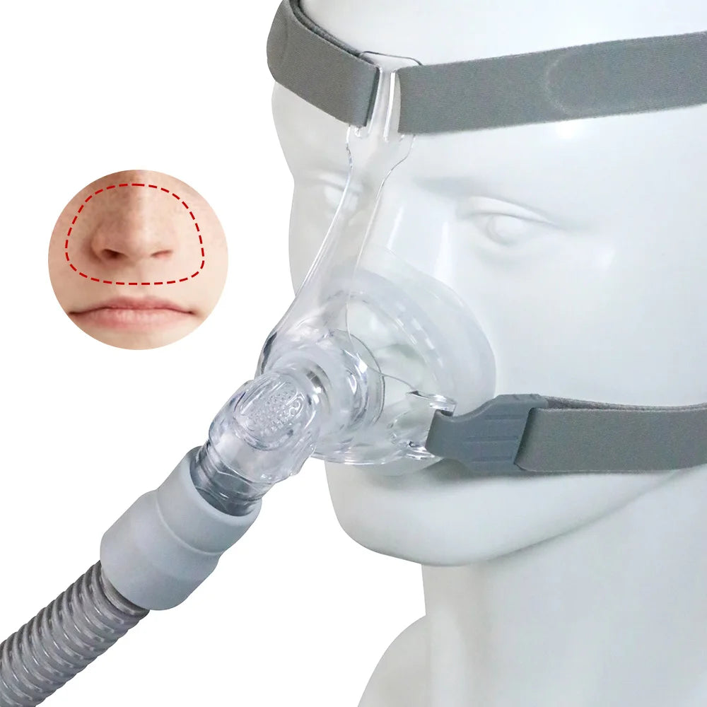 Universal CPAP Sleep Masks Nasal Mask Silicone Anti Snoring Masque Soft and Sealed CPAP Mask CPAP Accessories Health Care Tools