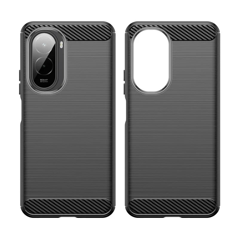 For Poco M7 Case Cover Xiaomi Poco M7 Capas Shockproof Phone Bumper Armor Coque Carbon Fibre Back TPU Soft Fundas Poco M7 Cover