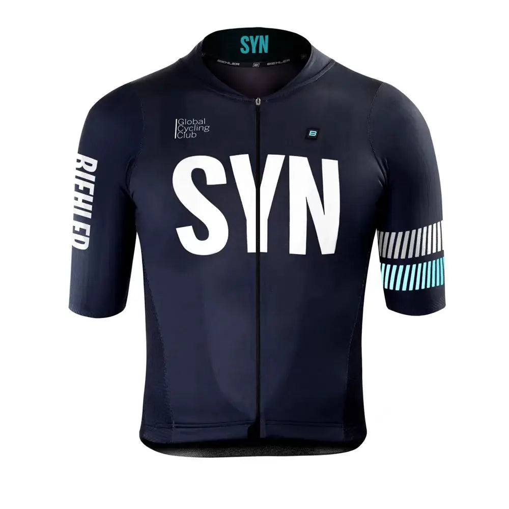 SYN Summer cycling clothes men's jerseys road cycling short sleeved sets bibs quick drying clothes breathable cycling shirt