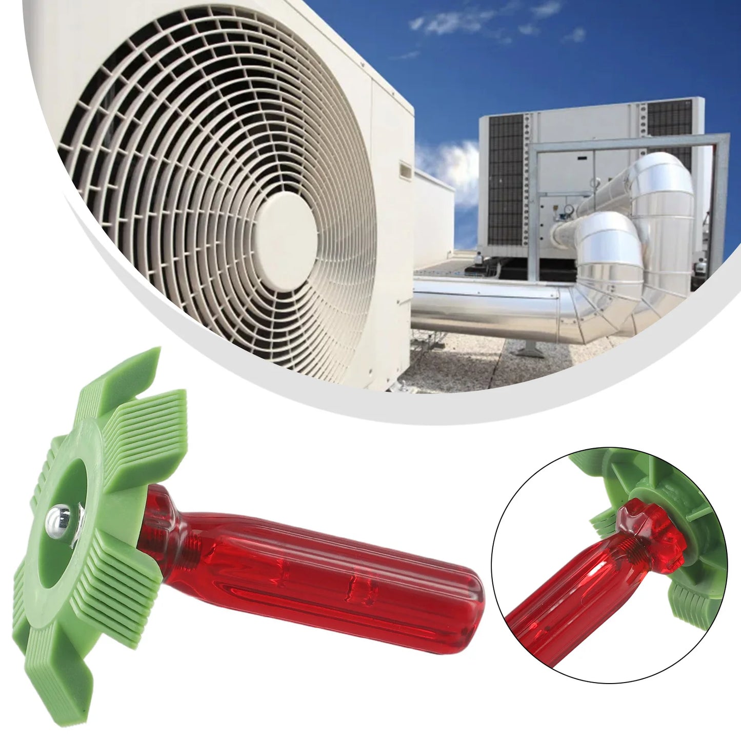 1PC Air Conditioner Fin Repair Comb Cooler Condenser Compact Refrigeration Tool Radiator Fin Comb Rake Cleaner Tool