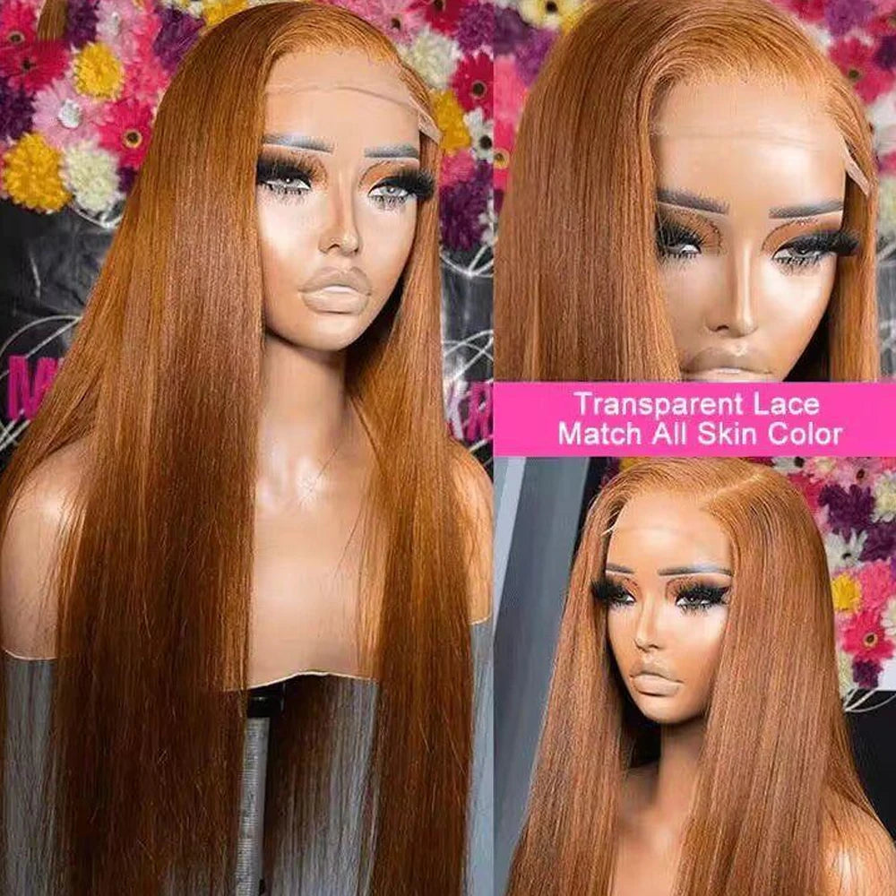 13x4 13x6 Honey Blonde Lace Front Wig for Women Long Straight Synthetic Lace Front Wigs Pre Plucked Natural Looking Glueless Wig