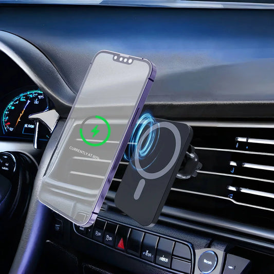 30W Magnetic Car Wireless Charger For iPhone 16 15 14 13 12 Pro Max Mini Car Phone Holder Stand Mount Fast Charging Station