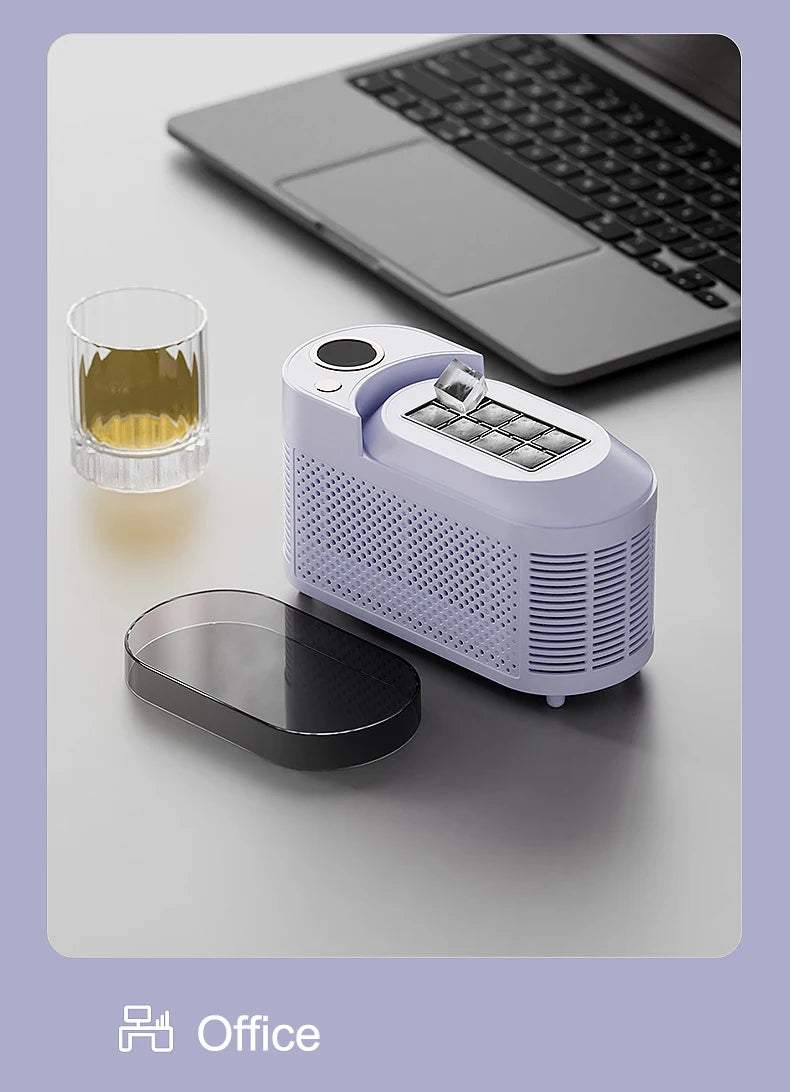 110V/220V Portable Small Ice Maker Mini Home Dormitory Office Camping 12V Car Cube Ice Automatic Ice Making Box Ice Machine