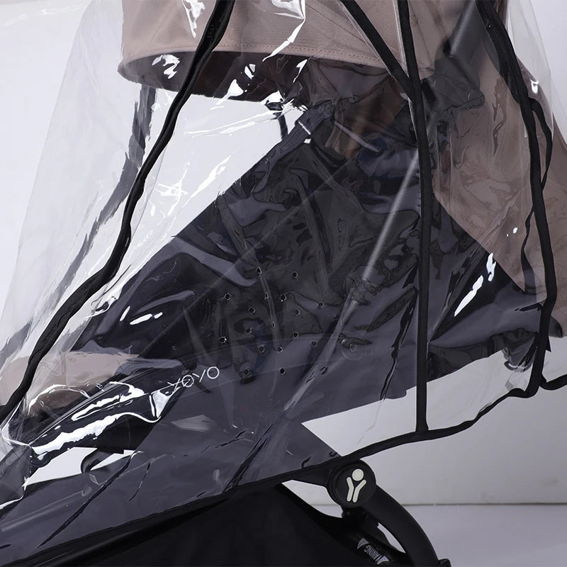 Stroller Rain Cover Universal EVA Full Cover Raincoat Fit Yoyo Cybex YOYA Plus Wind Dust Shield Pram Strollers Accessories