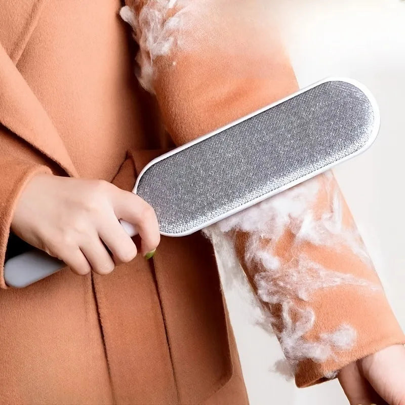 Double-Sided Pet Hair Remover Manual Electrostatic Sticky Lint Brush for Cat Dog Clothing Sofa Furniture Carpet Cleaning