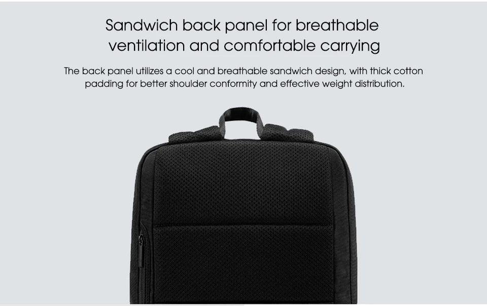 NEW Original Xiaomi Classic Business Backpack 2 Fashion Laptop Bag for Men and Women Travel Large Capacity Backpack