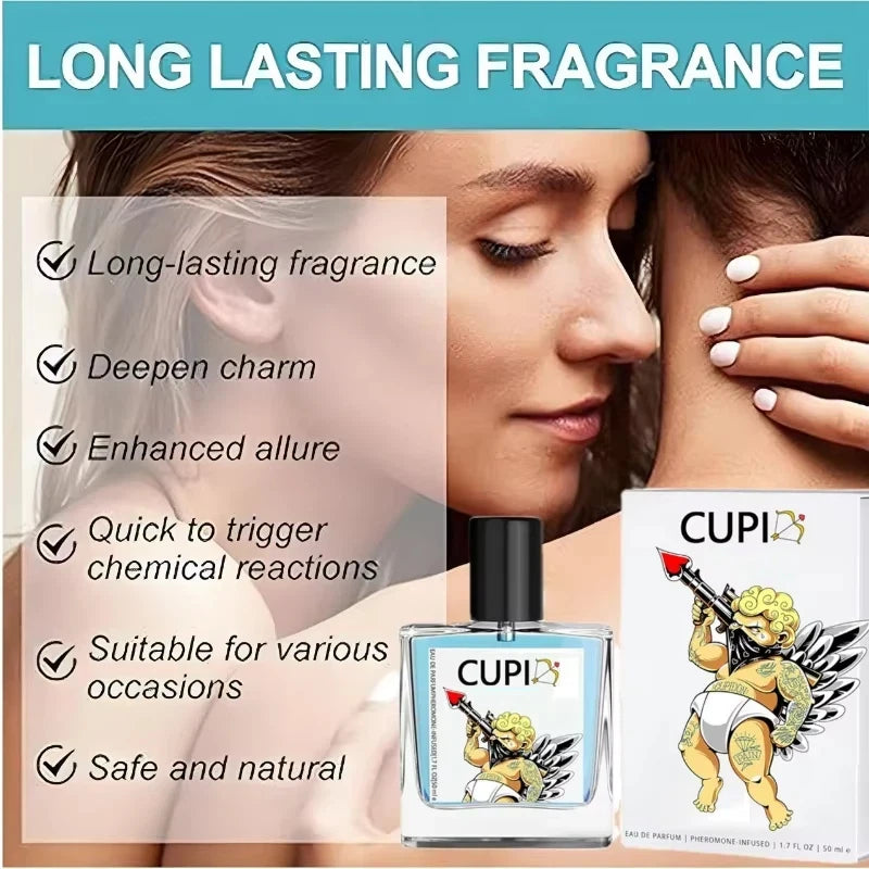 Cupid Perfume Original Cologne Perfume Natural Contain Pheromone Lasting Fragrance Floral Plant Fragrance Fresh Charm Perfume
