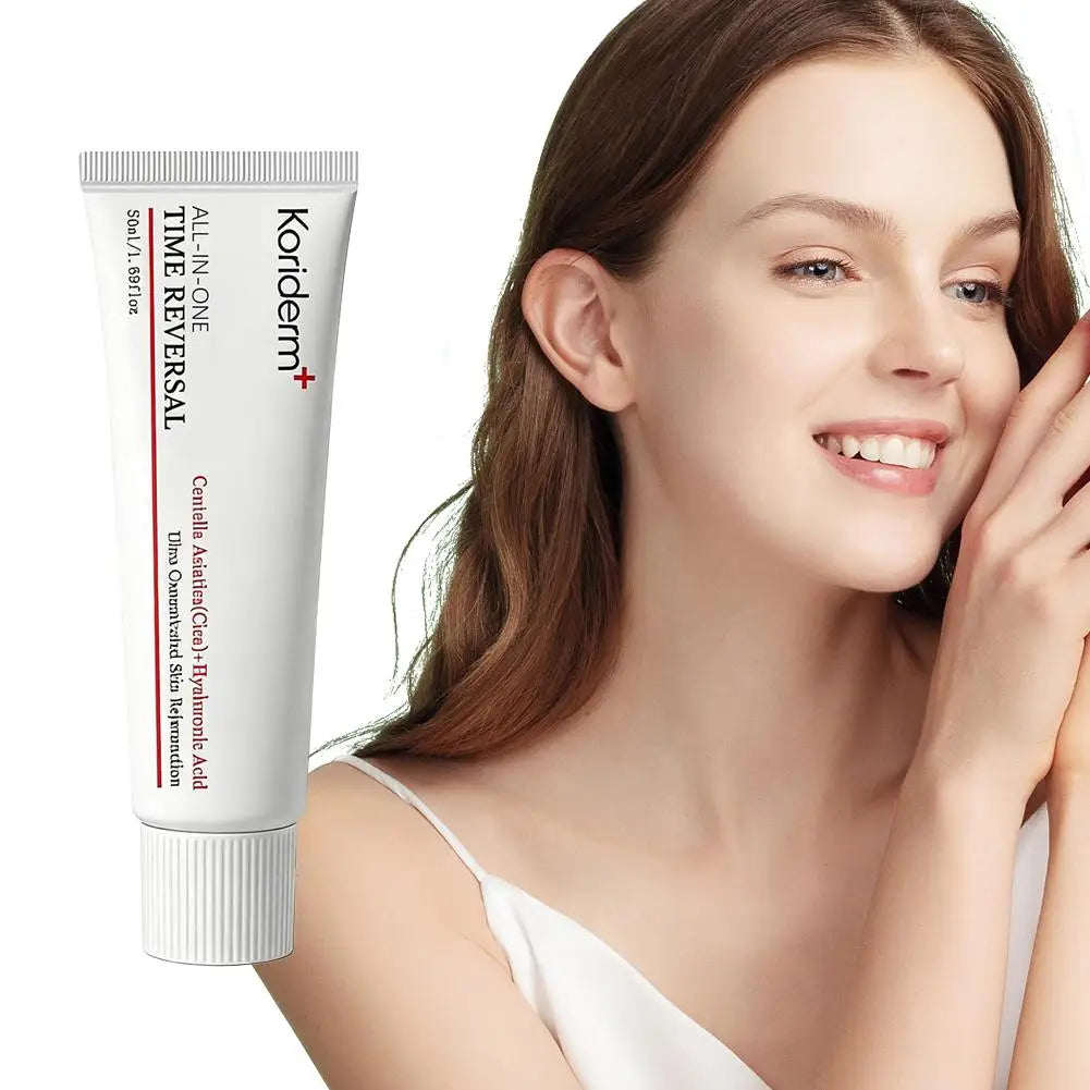 Koriderm™ Time Reverse All-in-One Cream Cica Anti Oxidative Whiten Anti-age Repair Cream Firming Eye Cream for All Skin Types