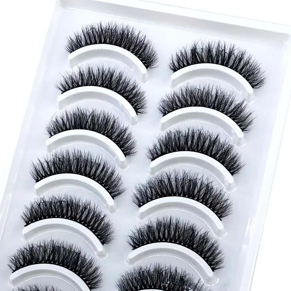 33 Style 10/50/100 Boxes 10Pairs Natural 3D Mink False Eyelashes Makeup Fake Eye Lashes Faux Cils Make Up Beauty Tools Wholesale