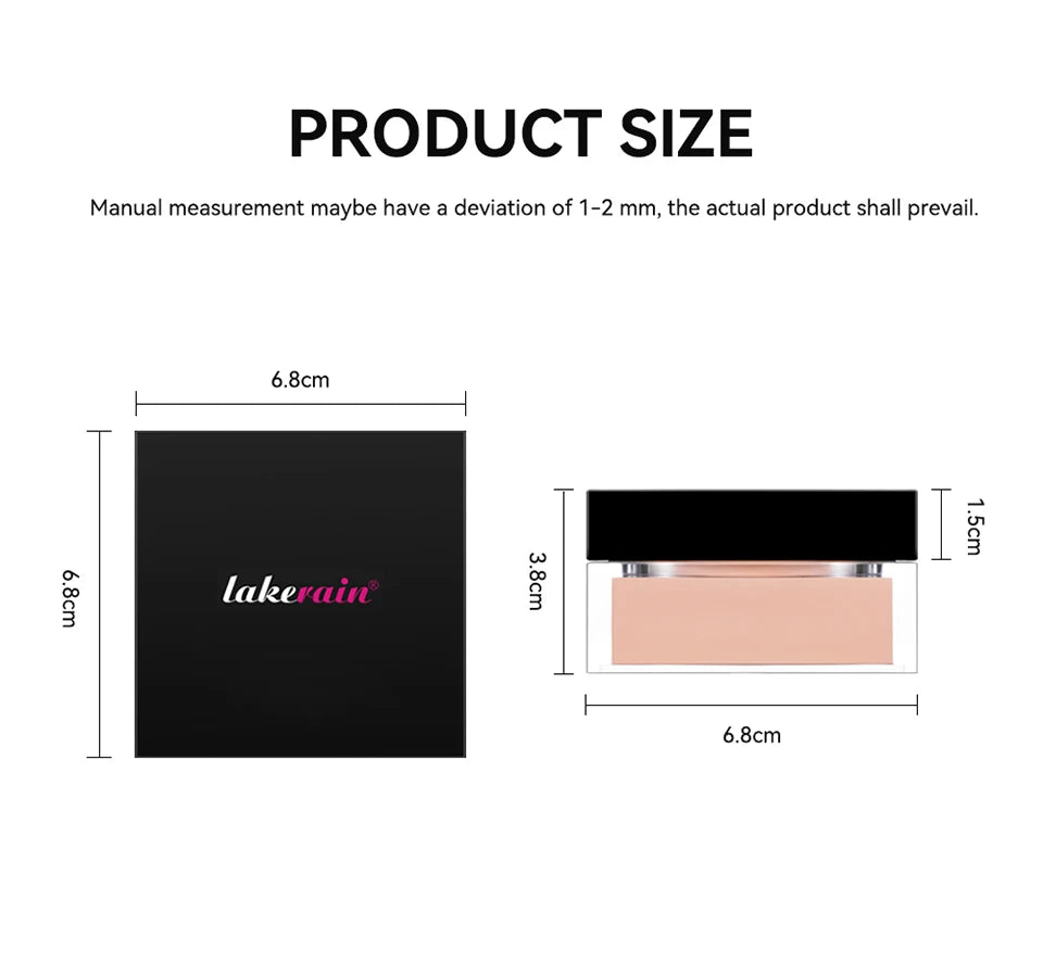 Matte Loose Baking and Setting Powder powder Oil Control Natural Face Matte Waterproof Brightening Loose Powder Makeup
