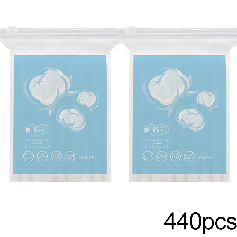 220pcs/bag Disposable Double-sided Makeup Cottons Makeup Remover Cotton Pads Portable Facial Cleaning Cotton Pad Skin Care Tool