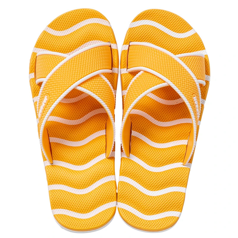 Couple Style Men's and Women's New Summer Beach Shoes Lightweight Flip-Flops Non-Slip Large Size Slippers Thick-Soled Anti-Odor