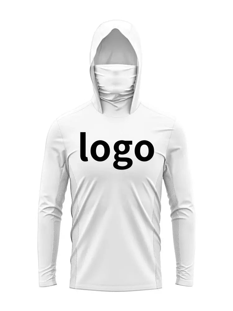 Custom Personalization Men Hood Fishing Shirt long sleeve fishing t shirt uv protection Fishing Apparel