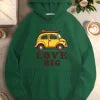 car LOVE BUG  women's casual hoodies
