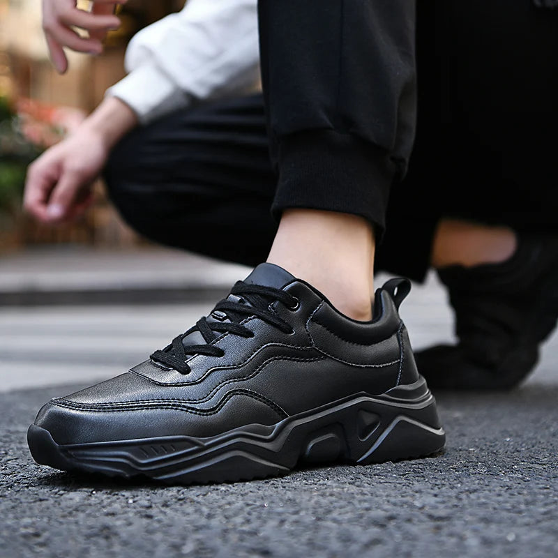 Winter Men Casual Shoes Breathable Warm Walking Sneakers Outdoor Lightweight Male Sport Shoes Lace-up Mens No-slip Running Shoes