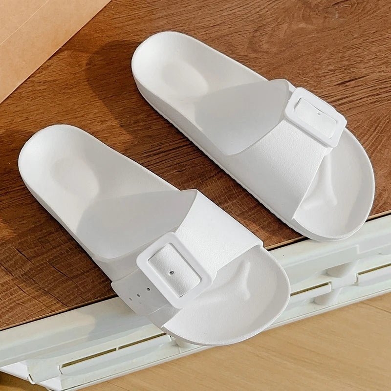 Summer Womens Adjustable Soft Slides Clogs Slipper Outdoor Indoor Flat EVA Slippers Lightweight