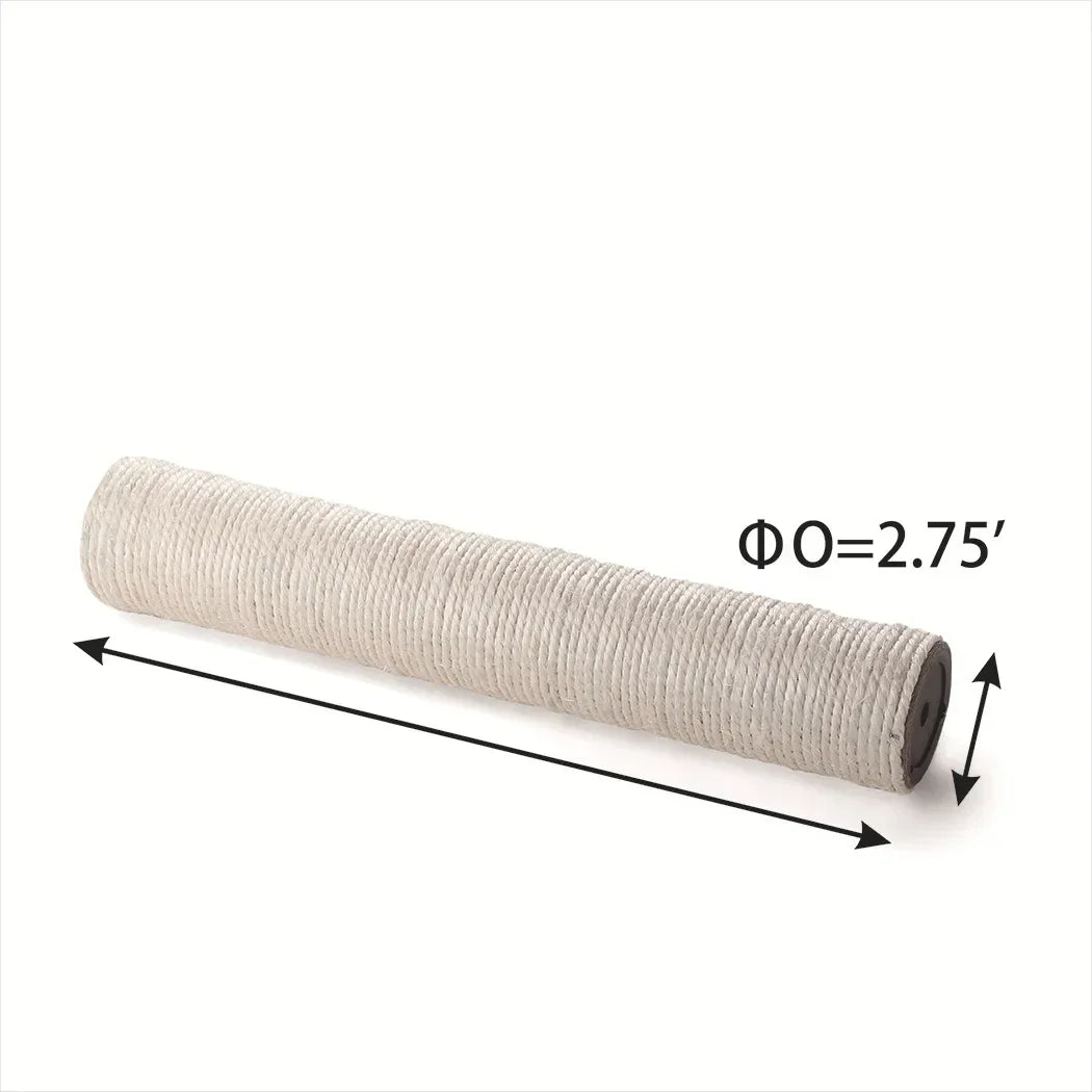 Cat Scratching Post Cat Tree Sisal Climbing Frame DIY Replacement Post Accessories Kitten Toy Pet Furniture Kittens Scratch Pole