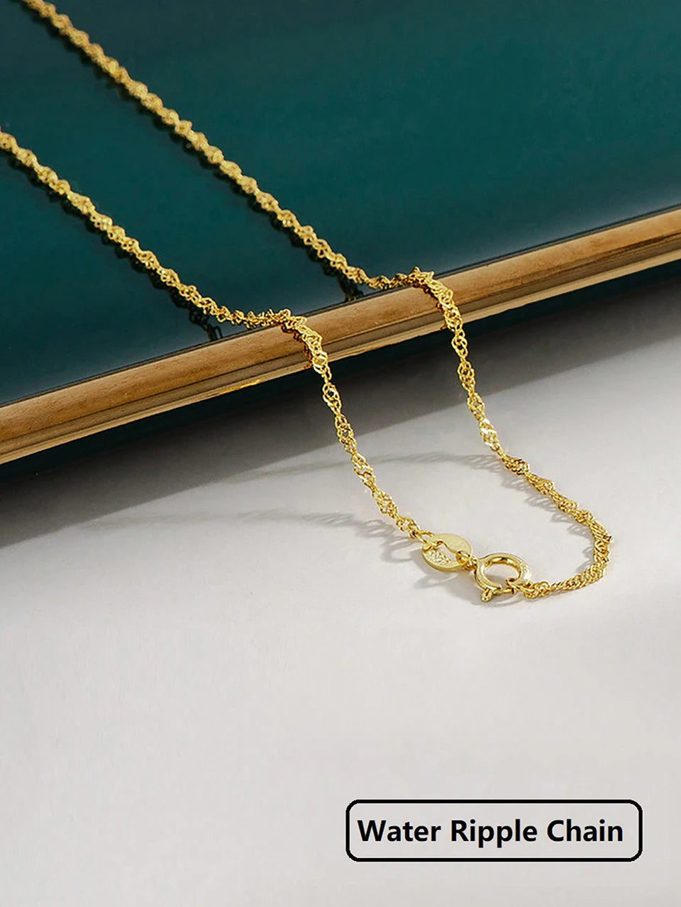 GRA 40cm 45cm Minimalist Female Necklace for Women on Neck Real 925 Sterling Silver Chain Necklaces Girls Fashion Fine Jewelry