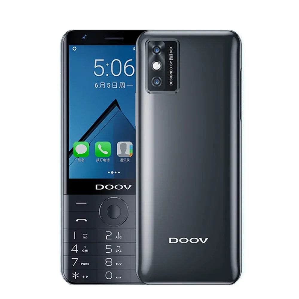 UNIWA DOOV R17 Pro 4G Mobile Phone Smart Touch Screen Whatsapp Android 13 Keypad Phones 3.54" 4GB 64GB 2300mAh Cellphone