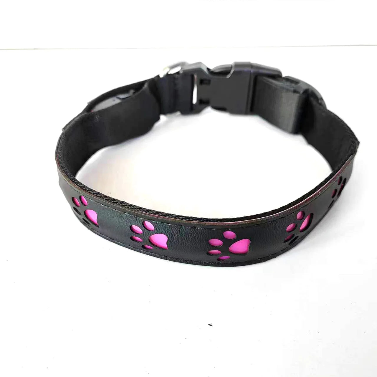 XS-L Luminous Dog Necklace Usb Glowing Small Dog Cat Collar Anti-Loss Cat Collar Safety Night Light Pet Supplies