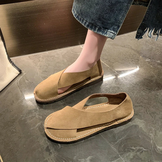 New Women Shoes Sandals Flat Low Heel Sneakers Casual Gladiator Barefoot Loafers Slip-on Summer Spring Comfortable on Promotion