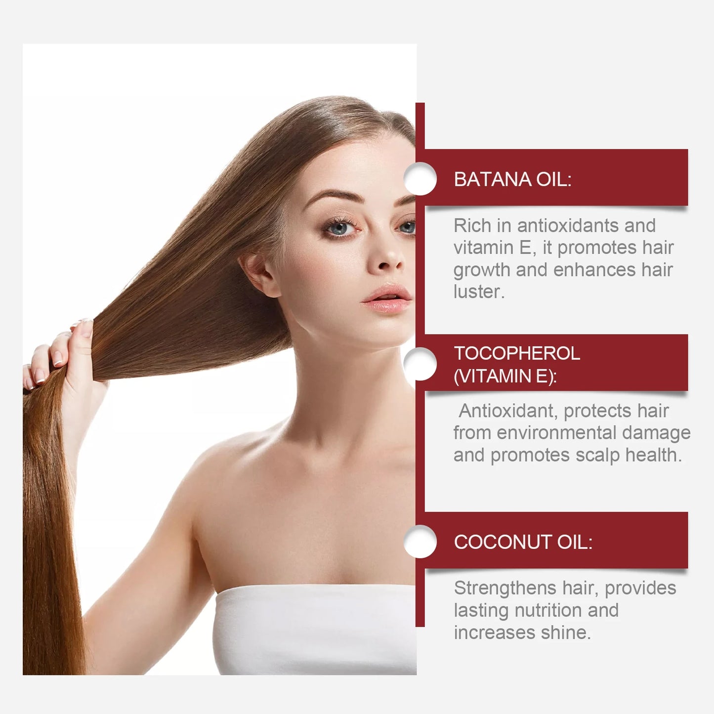 Damaged Repairing Hair Mask Organic Batana Oil Dry Hair End Repair Hair Anti-Loss Smoothing Treatment Hair Conditioner Hair Care