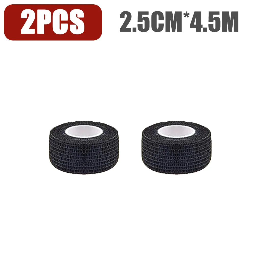 96/48/24/12/6/2pcs BlackTattoo Grip Tape Wrap Elastic Bandage Wrap 5cm/2.5cm for Tattoo Grip Tube Tattoo Pen Machine Supply