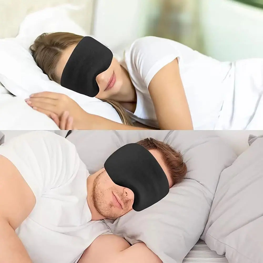 3D Contoured Travel Pillow 100% Blackout Zero Eye Pressure Sleeping Mask Soft Adjustable Travel Accessories Airplane