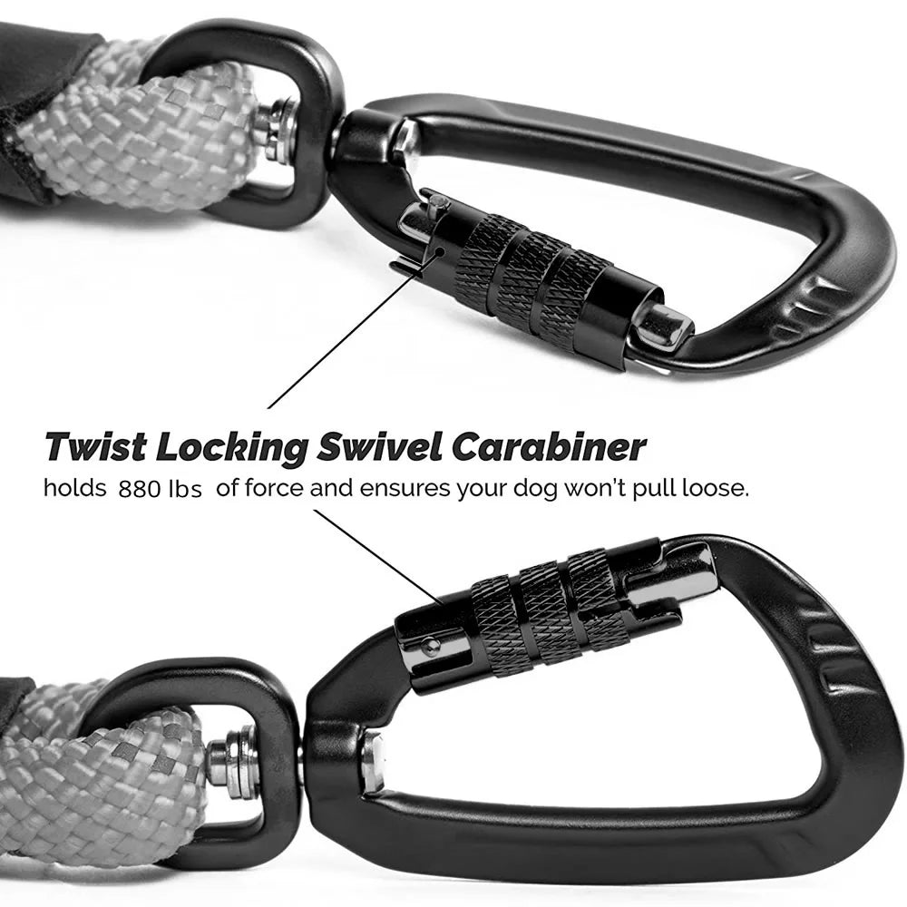 Safety Carabiner Clip Auto Locking 360 Rotational Hook 4KN Pull for Dog Leash Hammocks Backpacks Outdoor Climbing Accessories