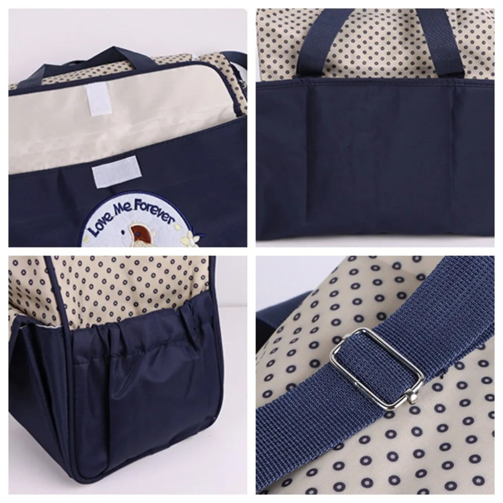 Storage Baby Diaper Bag Crossbody Multifunctional Mommy Maternity Packs Canvas Large Capacity Baby Stuff Nappy Bags Mother