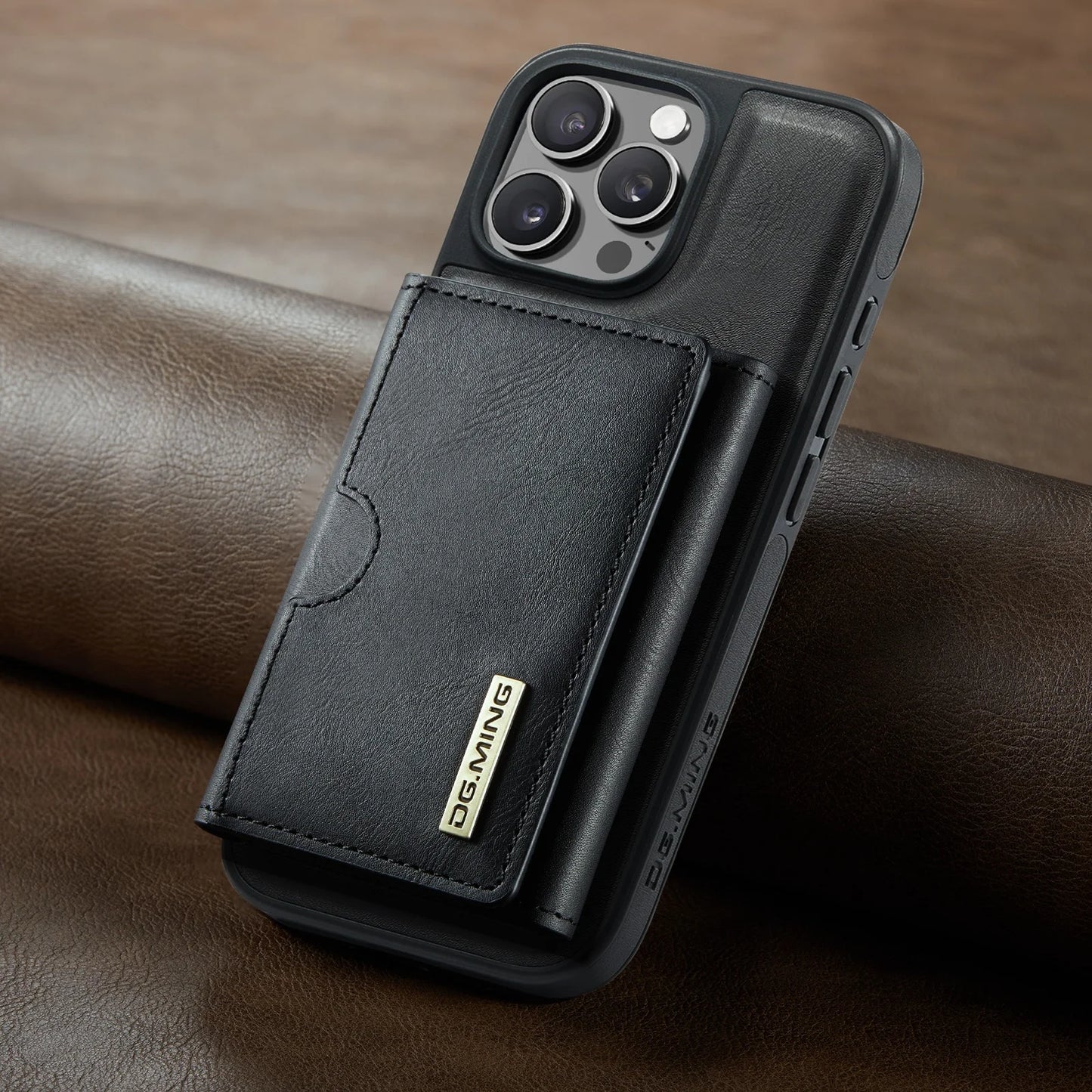 Magnetic Leather Wallet Card Phone Case For iPhone 17E 17 Air 16E 16 Pro Max 15 Plus 14 13 12 11 Flip Wireless Charging Cover