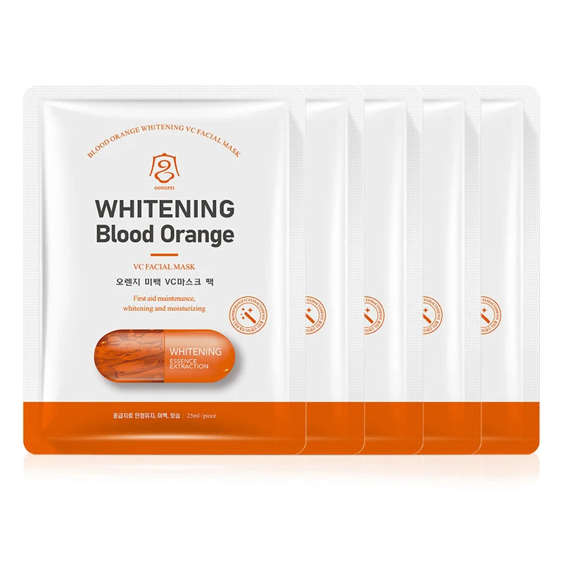 GONGPEI Whitening Face Mask Moisturizing Anti Wrinkles Anti-Aging Nicotinamide Vitamin C Facial Masks Korean Skin Care Cosmetics