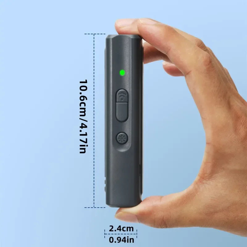Ultrasonic Dog Repeller Anti Barking Device USB Rechargeable Portable Dog Trainer with LED Light and Lanyard