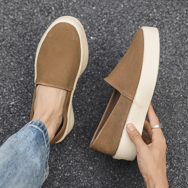 Luxury Brand Men's Loafers Slip-On Comfortable Casual Shoes Breathable Soft Sole Driving Moccasin Classic Male Walking Shoes