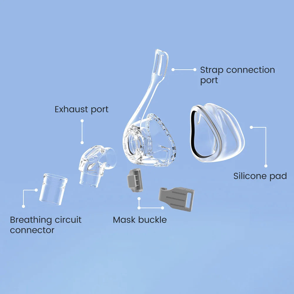 Universal CPAP Sleep Masks Nasal Mask Silicone Anti Snoring Masque Soft and Sealed CPAP Mask CPAP Accessories Health Care Tools