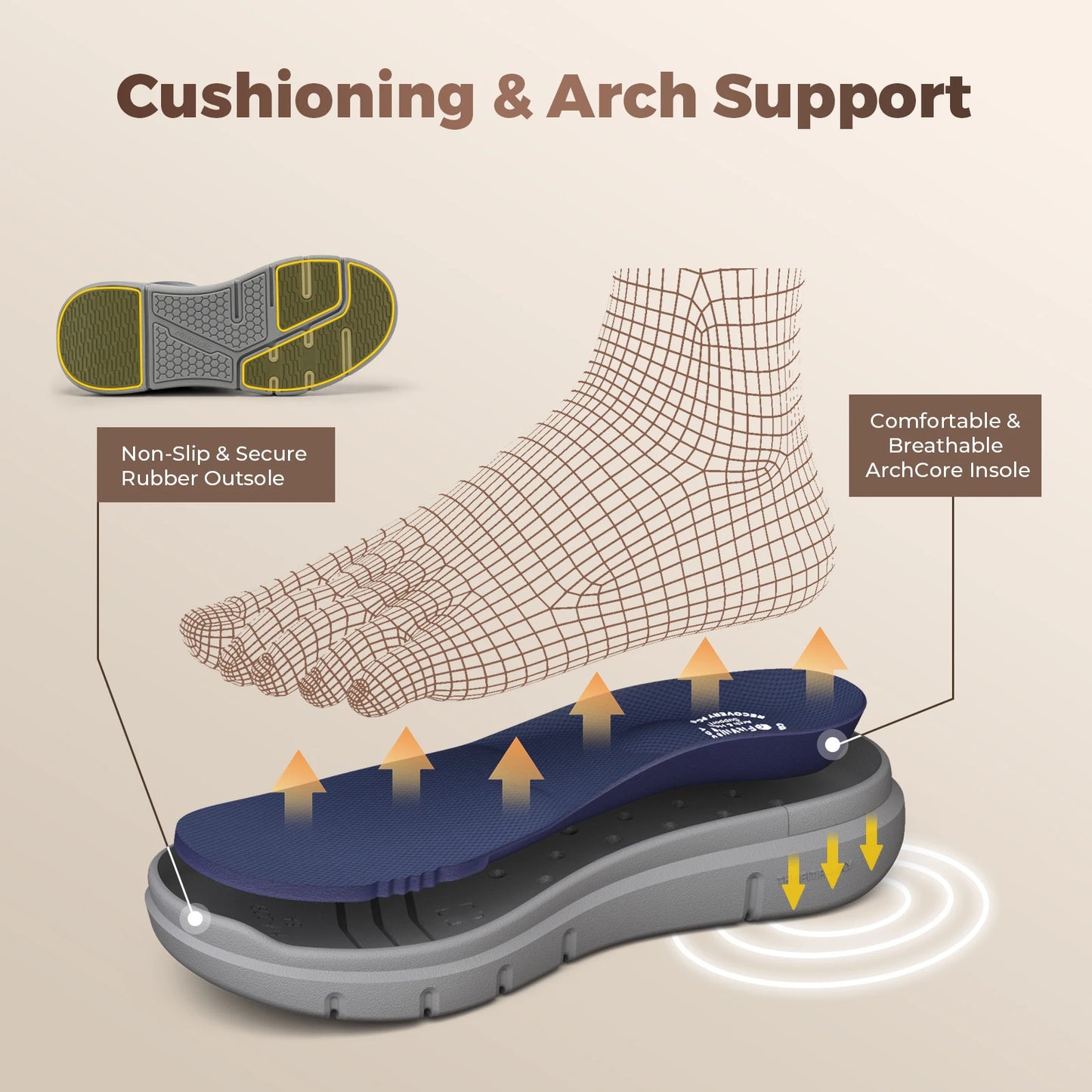 Fittington Extra Wide Walking Shoes For Man Diabetic Swollen Feet Wide Shoes Casual Dress Lightweight Shoes With Adjustable