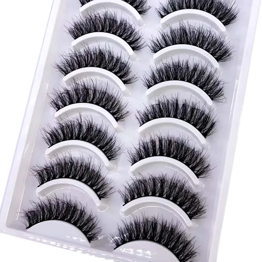 33 Style 10/50/100 Boxes 10Pairs Natural 3D Mink False Eyelashes Makeup Fake Eye Lashes Faux Cils Make Up Beauty Tools Wholesale
