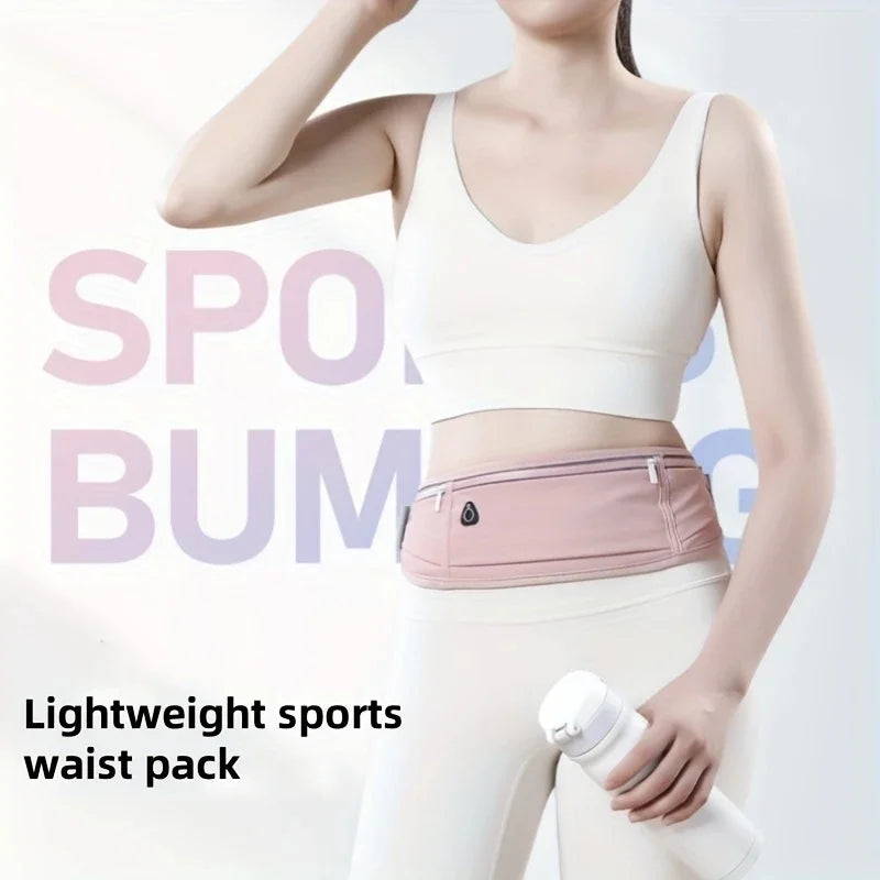 Running Waist Bag Sports Belt Pouch Mobile Phone Bag Men Women Waist Pack Lightweight Gym Sports Bag Waist Pack Adjustable Strap
