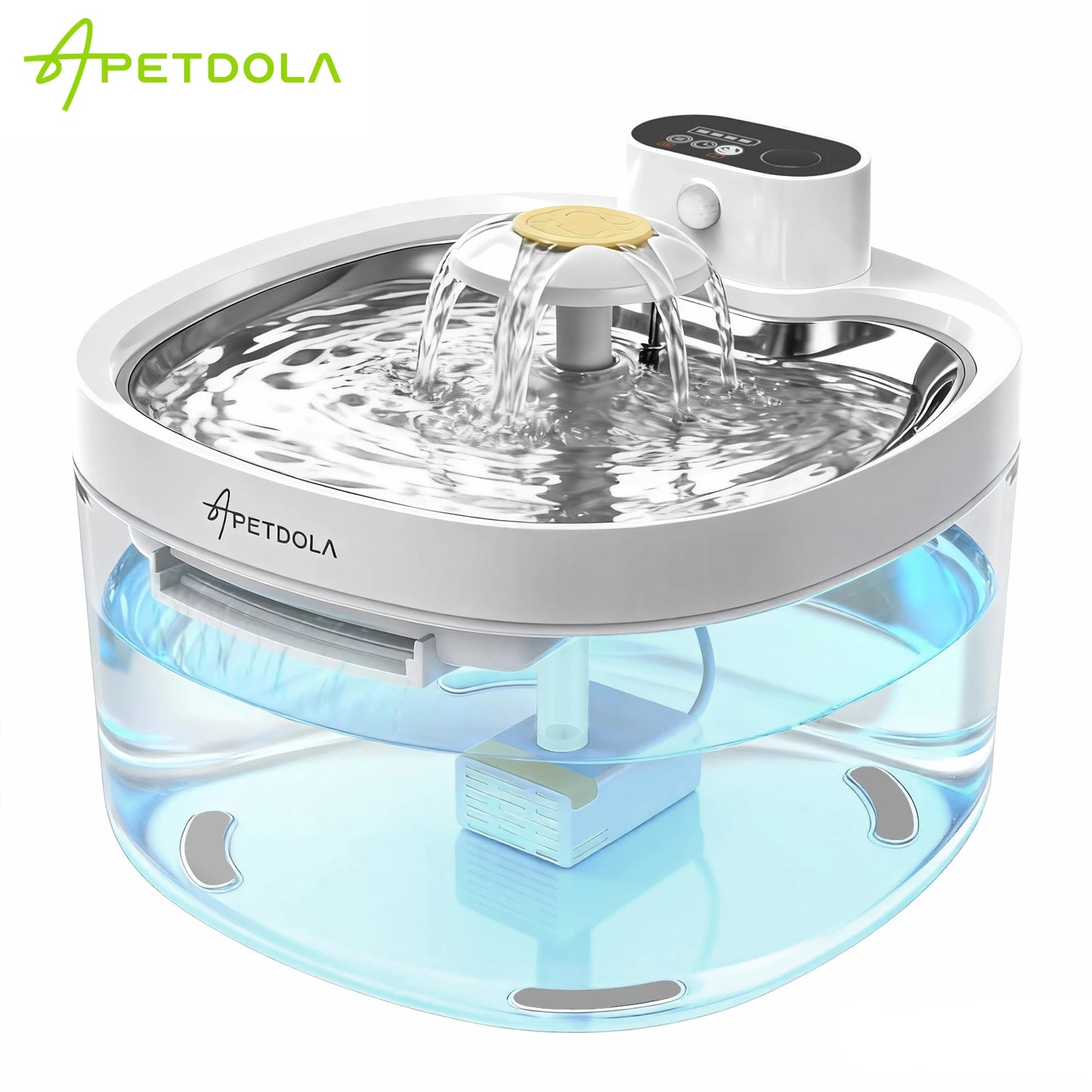 Wireless Cat Water Fountain Auto Sensor Cordless Pet Water Dispenser 4000mAh Battery Operated For Cats Dogs Drinking Fountain