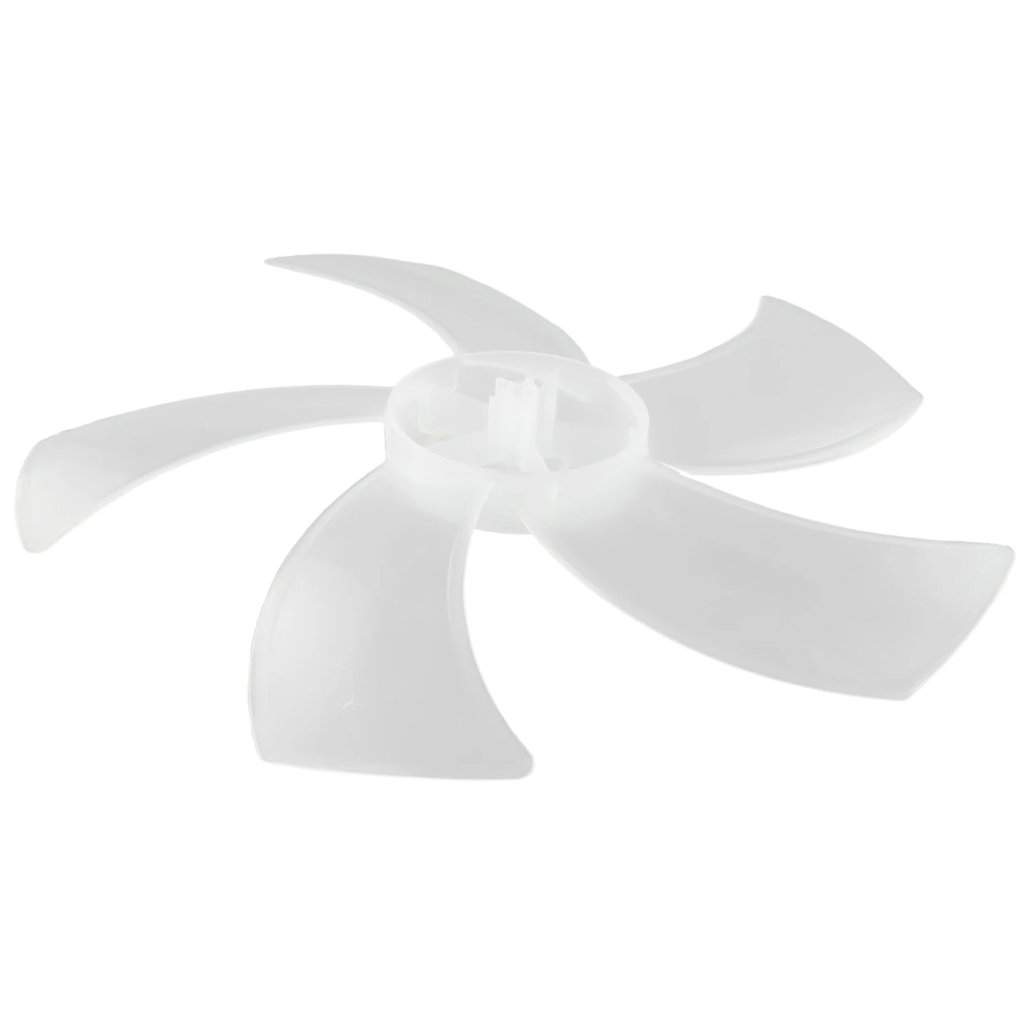 16 Inch Five Leaf Replacement Fan Blade With Nut Cover For Stand Fans And Desk Fans Plastic Material For Household Use