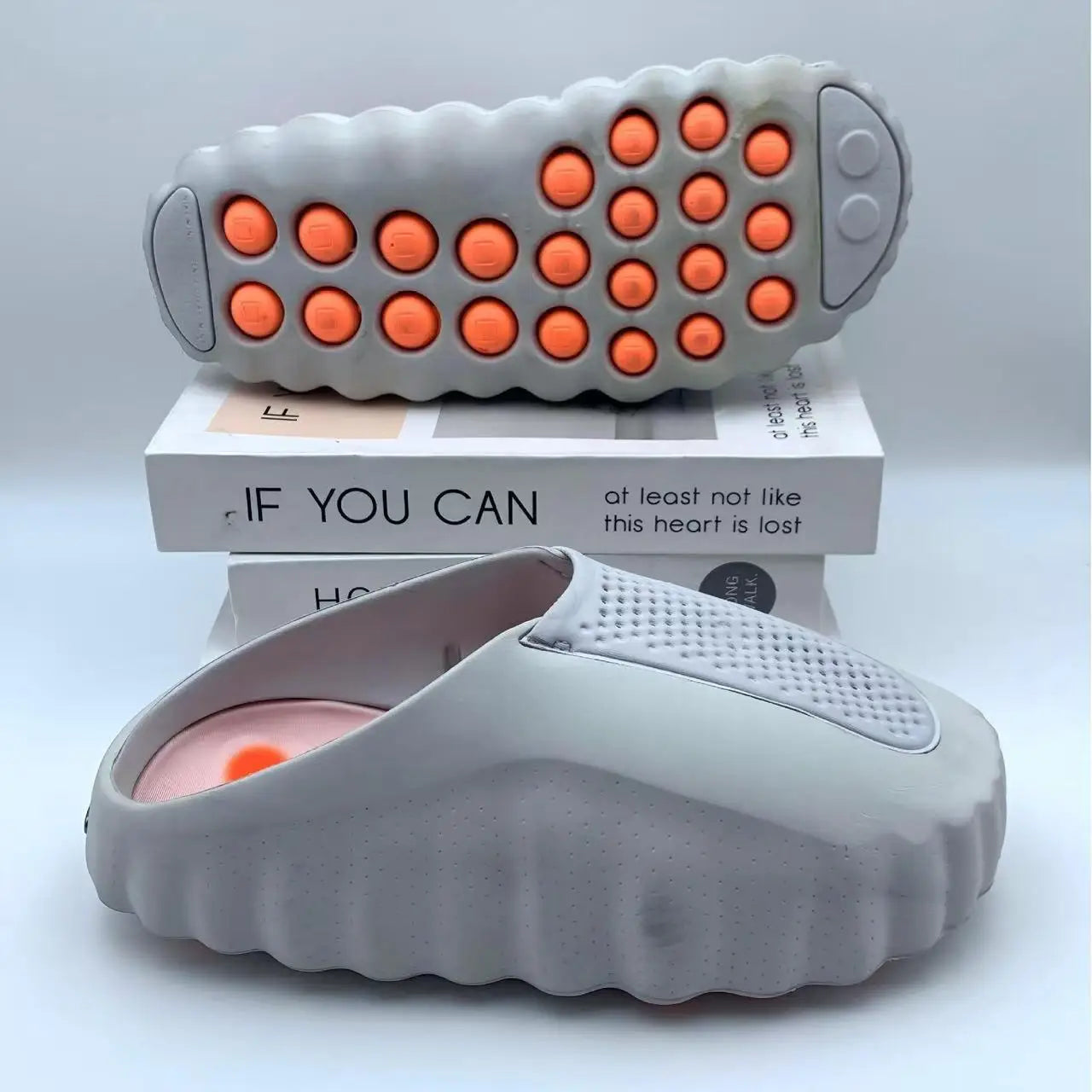 Unisex  Slippers, Ultra Soft EVA Non-Slip House Shoes with Massage Sole, Breathable Closed Toe Slides for Indoor Outdoor