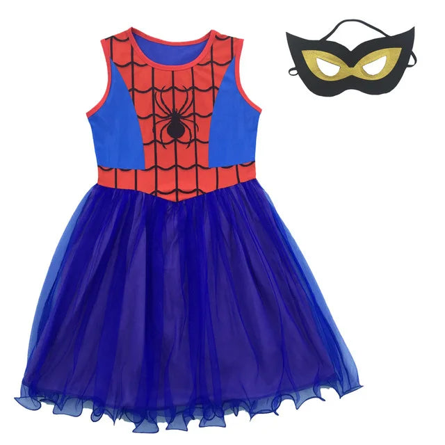 Hot girl children's costume cosplay costume cool 3-12-year-old children's Christmas costume Halloween little girl pink dress new