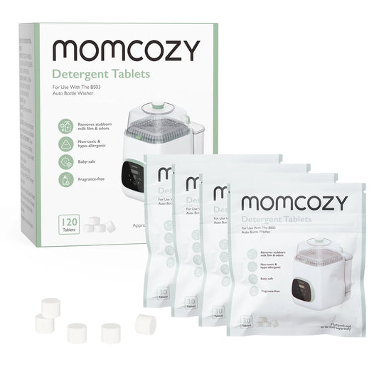Momcozy Official Washing Block for Momcozy Baby Bottle Washer, 120 Detergent Tablets
