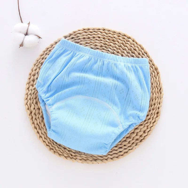 2/3/4/5/8Pc Baby Potty Toilet Training Pants Nappies Cartoon Boys Girls Underwear Cotton TPU WaterProof Panties Reusable Diapers