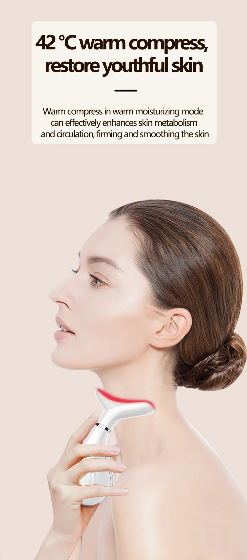 7 Colors Neck Face Beauty Device Facial Lifting Machine Face Massager Reduce Double Chin Face Sculpting Skin Care Beauty Tools